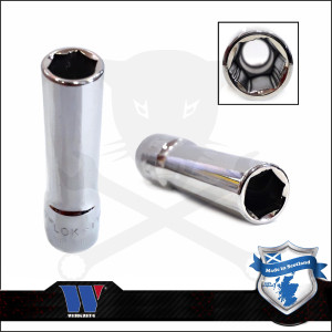 Lok-Typ Dugókulcs - crowafej 3/8"  9 mm 6 lap hosszú - Welzh