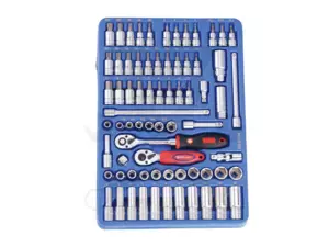 Tálcás Genius szerszám készlet 3/8"-os  METRIKUS 71 db-os - 1/2