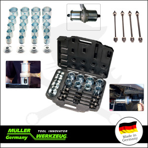 Szilent és csapágy ki-beszerelő klt 34-72 mm  - MÜLLER