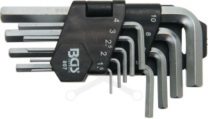 Imbuszkulcs készlet 09 db-os BGS