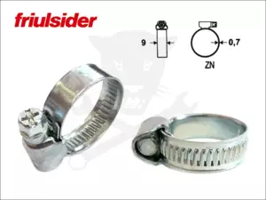 Bilincs Friulsider 25-40 mm - 9 mm W1 FM - Clampex -