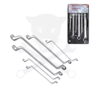 Torx csillagkulcs készlet Hajlított 6 db-os E-torx 12 méret: E6 - E24 -BGS