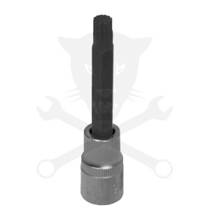 Rátűzőkulcs - crowa+bit 1/2" XZN - Spline M09
