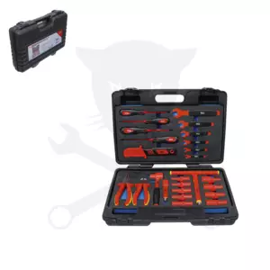 Dugókulcs készlet VDE 1000 V Szigetelt szerszámtáska készlet 3/8" 26 db-os
