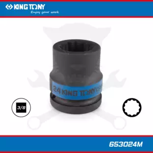 Légkulcsfej 3/4" 12 l.n. 24-es KingTony