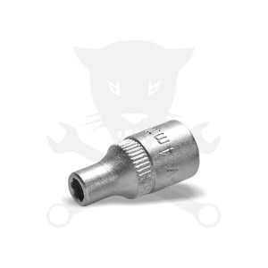 Dugókulcs - crowafej 1/4" 6 lap normál ProTorque 04 mm