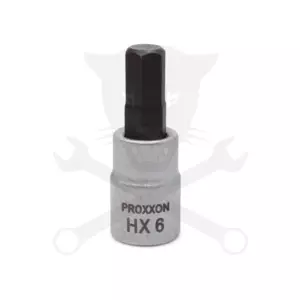 Rátűzőkulcs - crowa+bit 1/4" Imbusz HX6 Proxxon