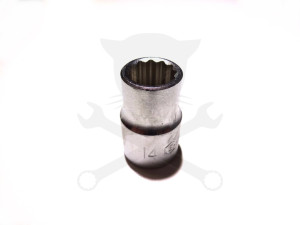 Dugókulcs - crowafej 1/2" 12 szög normál 14 mm Genius