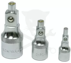 Toldószár készlet 3 db-os mágneses 1/4"-3/8"-1/2" - BGS