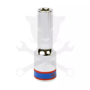 Dugókulcs - crowafej 1/2" belső torx hosszított E14 KingTony