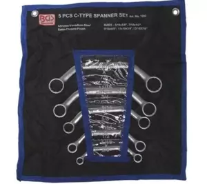Indítókulcs készlet COLOS 1/4"-7/8" - 5 db-os BGS