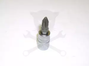 Rátűzőkulcs - crowa+bit 1/4" kereszt PH2
