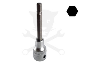 Rátűzőkulcs - crowa+bit 1/2" imbusz  7 mm, hosszú