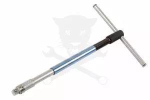 T-kulcs kétfunkc előre-hátra tolós: 3/8" külső, 10 mm bit.