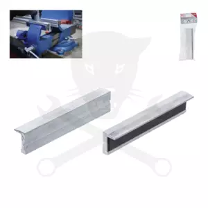 Satuhoz lágy-pofa 150 mm-es betét nélkül 2 db-os - mágneses kivitel BGS
