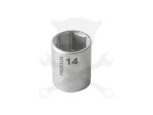 Dugókulcs - crowafej 1/4" 6 lap normál 14 mm Proxxon