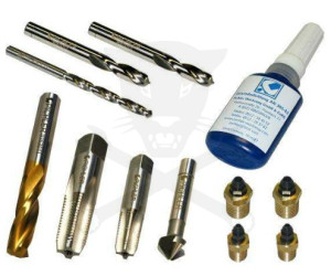 Pichler fékmunkahenger légtelenítő csavar javító készlet 1/4" és 1,8" NPT