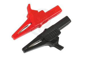 Krokodil csipesz készlet multimeter műszerhez 2 részes