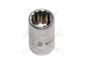 Dugókulcs - crowafej 1/4" 12 lap normál  5,5 mm Genius
