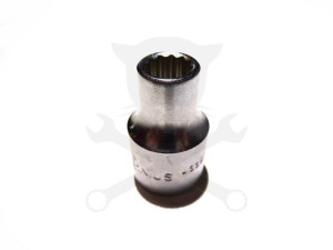 Dugókulcs - crowafej 1/2" 12 szög normál 10 mm Genius