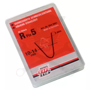Gumi profilvágóhoz vágókés - kerekített profil - R Fix5. 10-14 mm-20 db
