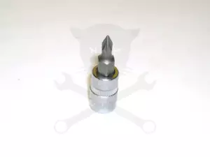 Rátűzőkulcs - crowa+bit 1/4" kereszt PZ0