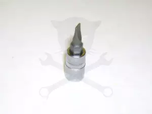 Rátűzőkulcs - crowa+bit 1/4" lapos 5 mm