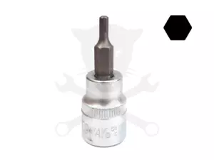 Rátűzőkulcs - crowa+bit 3/8" imbusz 03 mm
