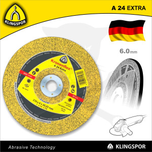 Tisztítókorong 230x6.0 mm A24 Extra - acél - KLN