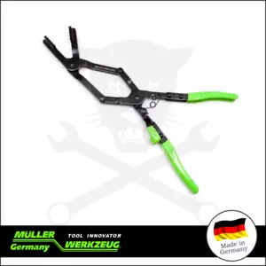 Bilincsfogó vízcső bilincsekhez - hajlítot duplaszár 440 mm Müller