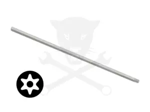Bit torx 1/4" T15*160 mm hatágú lyukas
