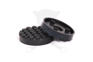 Gumipogácsa csápos emelőhöz 121/110 mm-es félperemes-pöttyös-3poz
