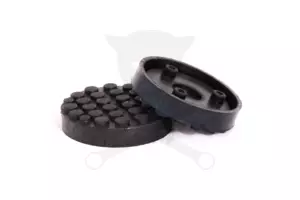 Gumipogácsa csápos emelőhöz 121/110 mm-es félperemes-pöttyös-3poz