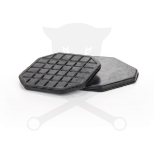 Gumipogácsa krokodil emelőhöz fekete  92x8 mm / 8 lapú T83508-hoz