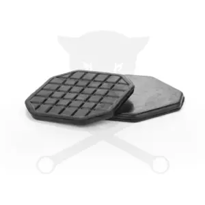 Gumipogácsa krokodil emelőhöz fekete  92x8 mm / 8 lapú T83508-hoz