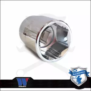 Lok-Typ Dugókulcs - crowafej 1/2" 30 mm 6 lap normál - Welzh