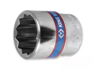 Dugókulcs - crowafej 3/8" 12 lap normál 20 mm