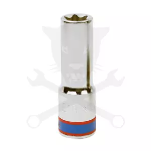 Dugókulcs - crowafej 1/2" belső torx hosszított E18 KingTony