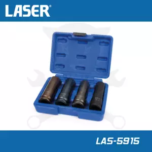 Légkulcsfej készlet 1/2" 4 db-os alufelnihez 17/19/21+17-es Mercedes WAF