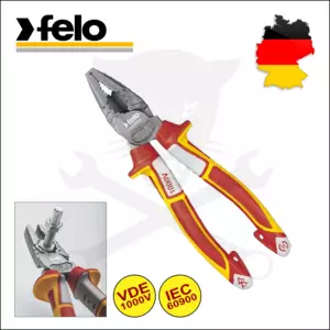 Fogó 1000V szigetelt kombinált 160 mm VDE, ipari - Felo