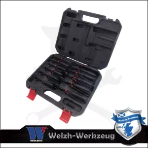 Fogó seeger készlet 1.0-2.3 mm 0-45°-90°-os 12 db-os Welzh
