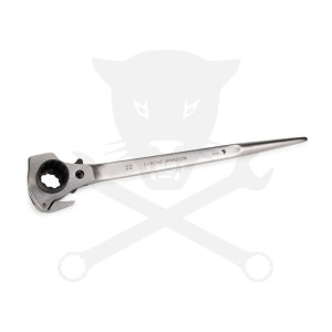 Crowa racsnis kulcs kettős 19x22 mm - Laser
