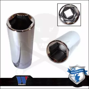 Lok-Typ Dugókulcs - crowafej 3/8" 17 mm 6 lap hosszú - Welzh