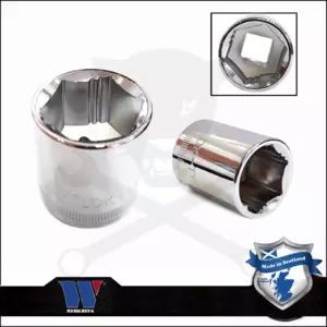 Lok-Typ Dugókulcs - crowafej 3/8" 18 mm 6 lap alacsony - Welzh