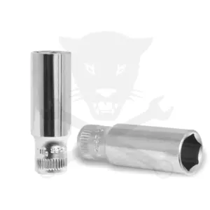 Dugókulcs - crowafej 1/4" 6 lap hosszú  9 mm Genius