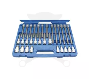Bit készlet 30 db-os imbusz bitek 1/2" - BGS