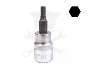 Rátűzőkulcs - crowa+bit 3/8" imbusz 04 mm