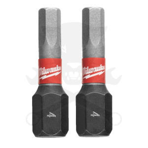Bit készlet SHOCKWAVE - HEX 2 db-os - Milwaukee