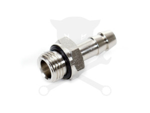 Levegő csatlakozó tömlőcsonk 7-8 mm tömlő - 1/4" KM (260MO-9-1/4)