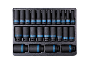 Gépi dugófej készlet hosszú 1/2" hosszú 8-36 mm-es
